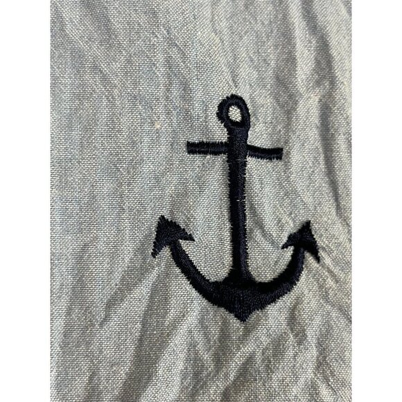 Vintage Coastal Sailboat Top PM Blue Tank Retro Classic Euro Summer Preppy 80s - Picture 10 of 16